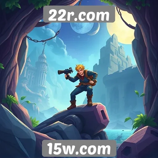 Explorando a biblioteca de jogos do 22r.com